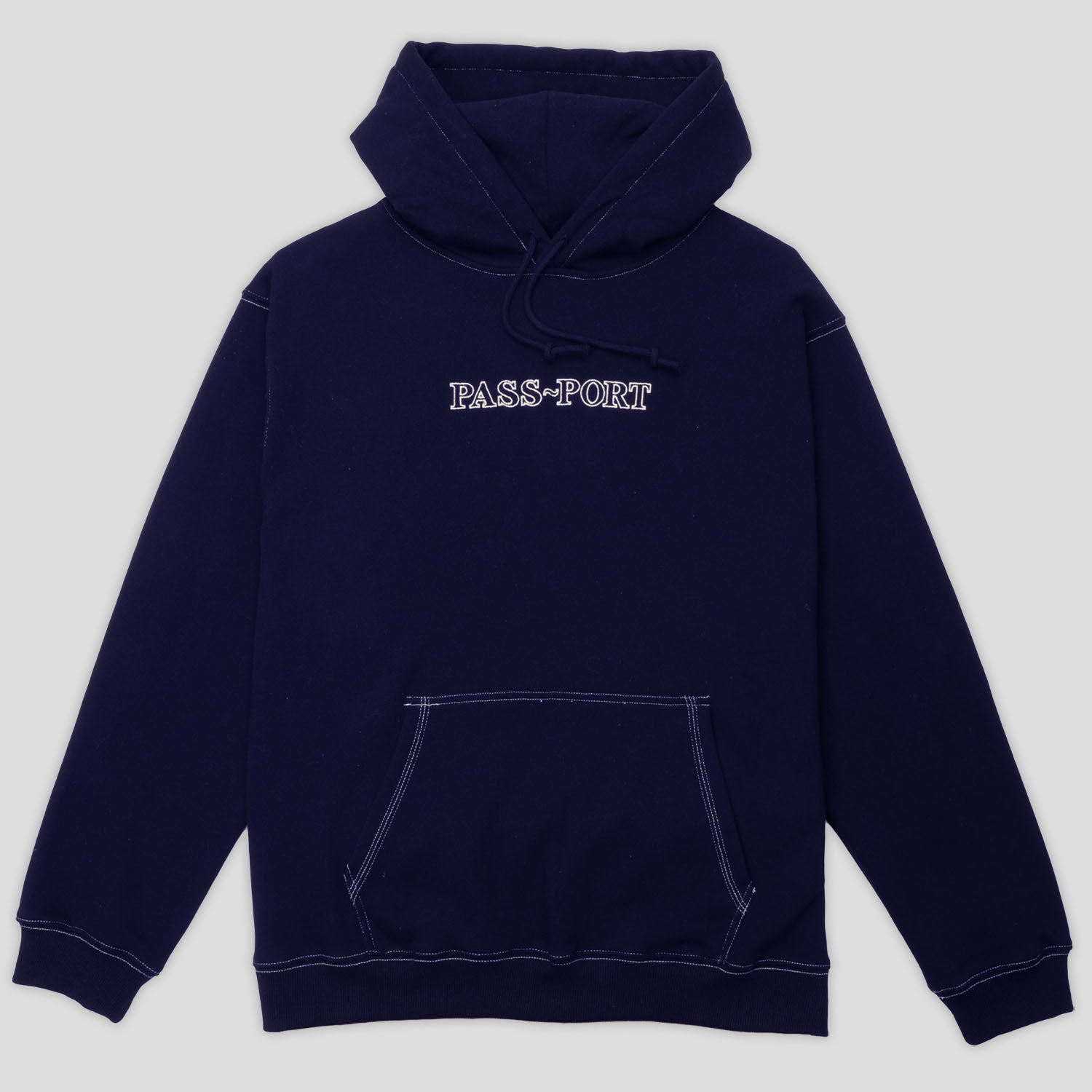 Pass~Port Official Organic Hoodie - Navy