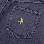Pass~Port Workers Club Denim Short - Over-Dye Purple