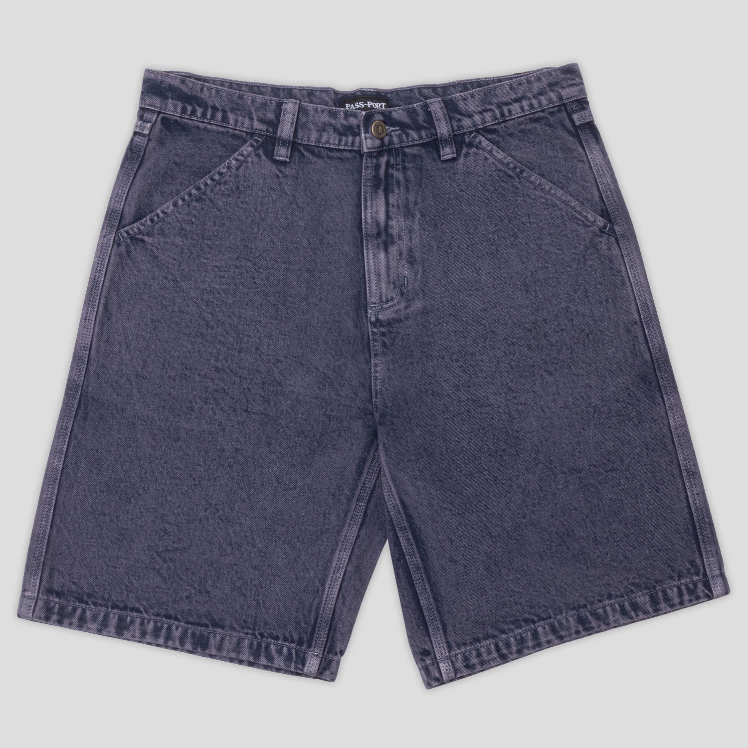 Pass~Port Workers Club Denim Short - Over-Dye Purple