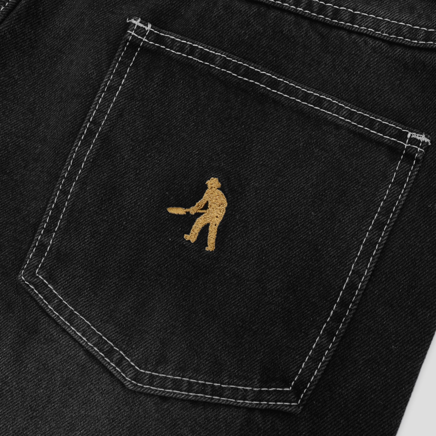 s*t様 Passport Blackデニム パスポート Pass~Port Workers Club Bootcut Jean Faded Wash Black