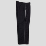 Pass~Port Herringbone Leagues Club Side Stripe Pant - Black / White Stripe