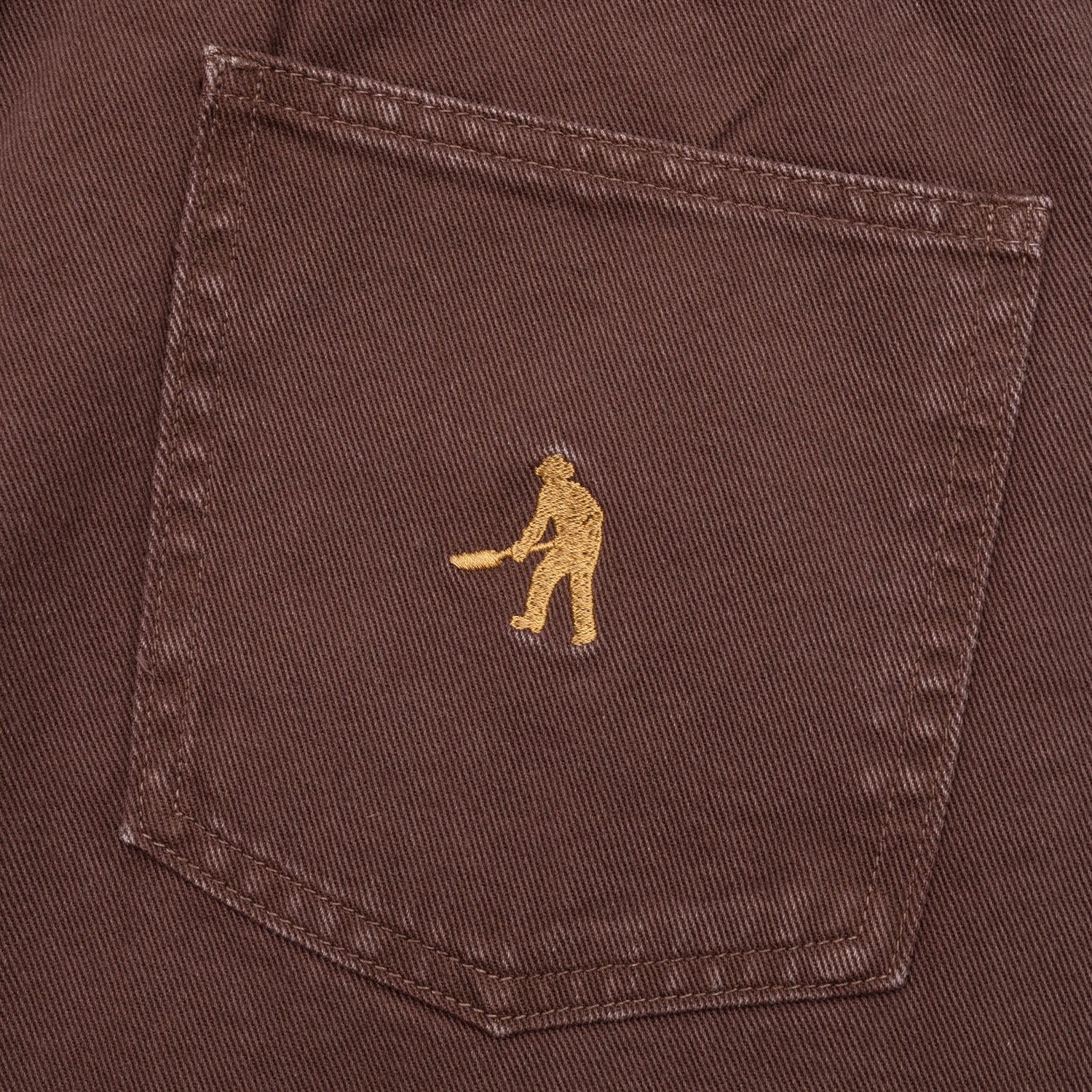 Pass~Port Workers Club Jean Short - Bottle Brown