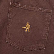 Pass~Port Workers Club Jean Short - Bottle Brown