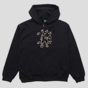 Pass~Port Cowpoke Organic Fleece Zip Hoodie - Black