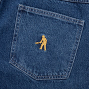 Pass~Port Workers Club Jean Short - Faded Washed Dark Indigo