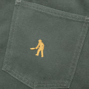 Pass~Port Double Knee Diggers Club Short - Washed Forest Green
