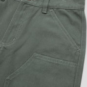 Pass~Port Double Knee Diggers Club Short - Washed Forest Green