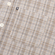 Pass~Port Workers Check Shirt Long-sleeve - Black / Bronze