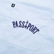 Pass~Port Sophomore Casual Shirt - Light Blue