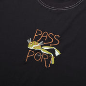 Pass~Port Frog Lure Organic Cotton Tee - Black