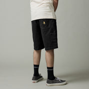 Pass~Port Double Knee Diggers Club Short - Washed Black