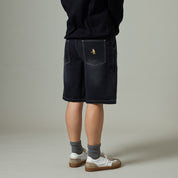 Pass~Port Workers Club Jean Short - Faded Washed Black