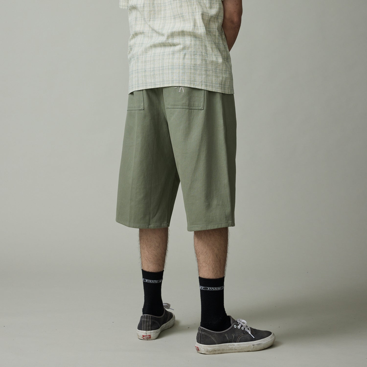 Pass~Port Herringbone Leagues Club Short - Sage