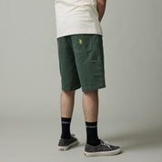 Pass~Port Double Knee Diggers Club Short - Washed Forest Green