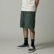 Pass~Port Double Knee Diggers Club Short - Washed Forest Green