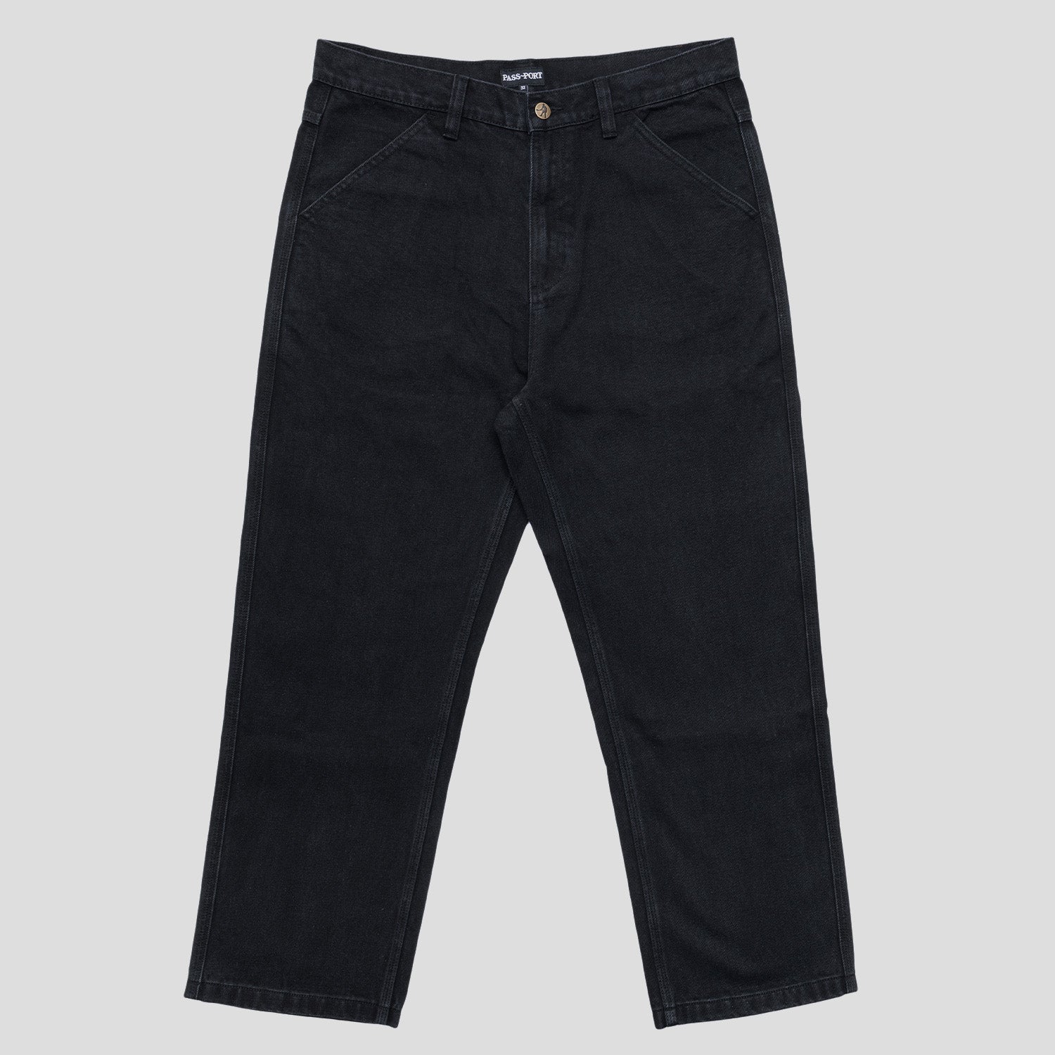 Pass~Port Recycled Cotton Workers Club Jean - Washed Black