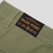 Pass~Port Ripstop Double Knee Diggers Club Short - Moss