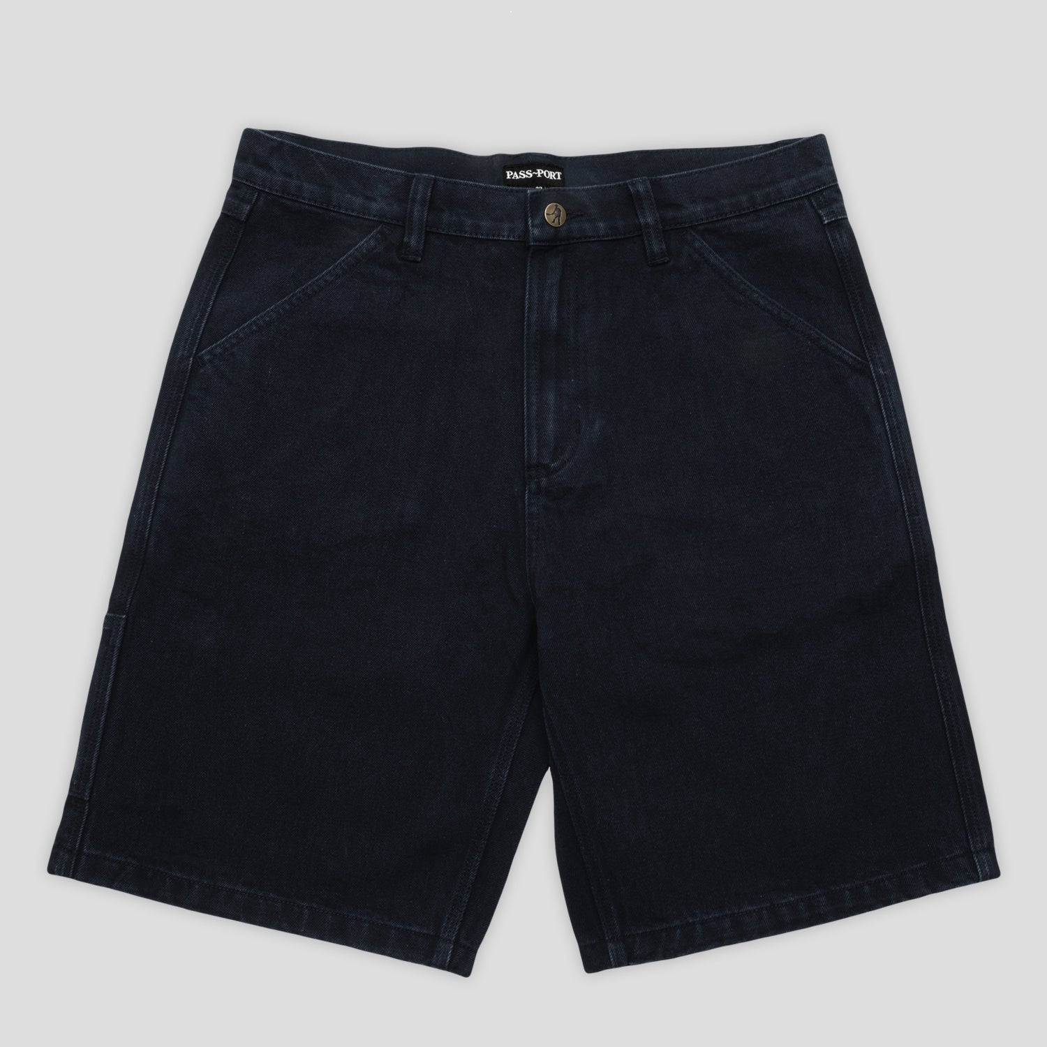 Pass~Port Recycled Cotton Workers Club Jean Short - Washed Black