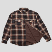 Pass~Port Sunspot Flannel Vineyard Shirt - Brown