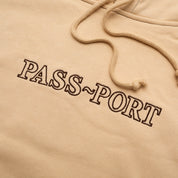 Pass~Port Official Organic Cotton Hoodie - Sand