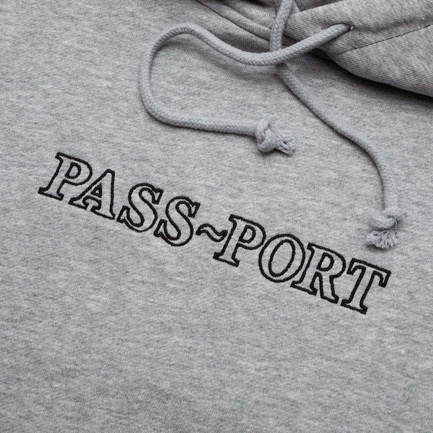 Pass~Port Official Organic Cotton Hoodie - Ash