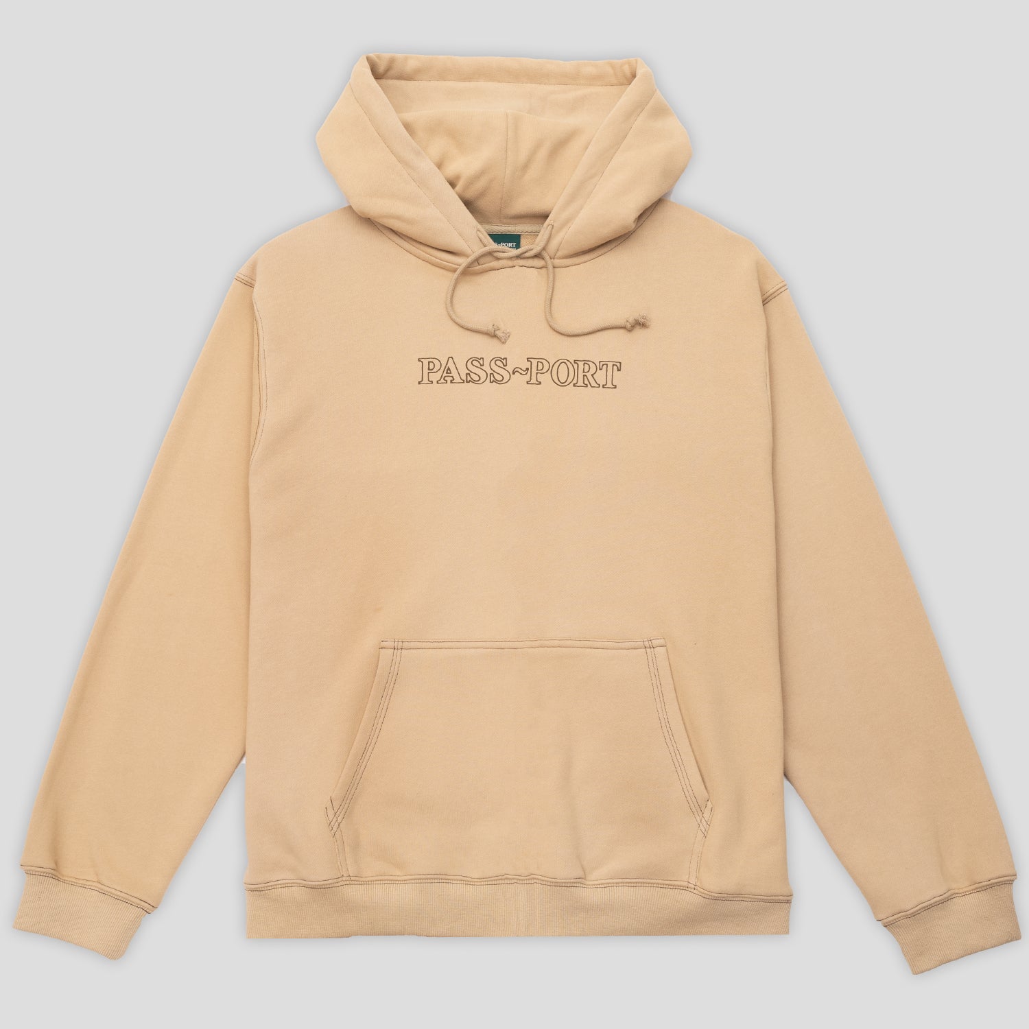 Pass~Port Official Organic Cotton Hoodie - Sand