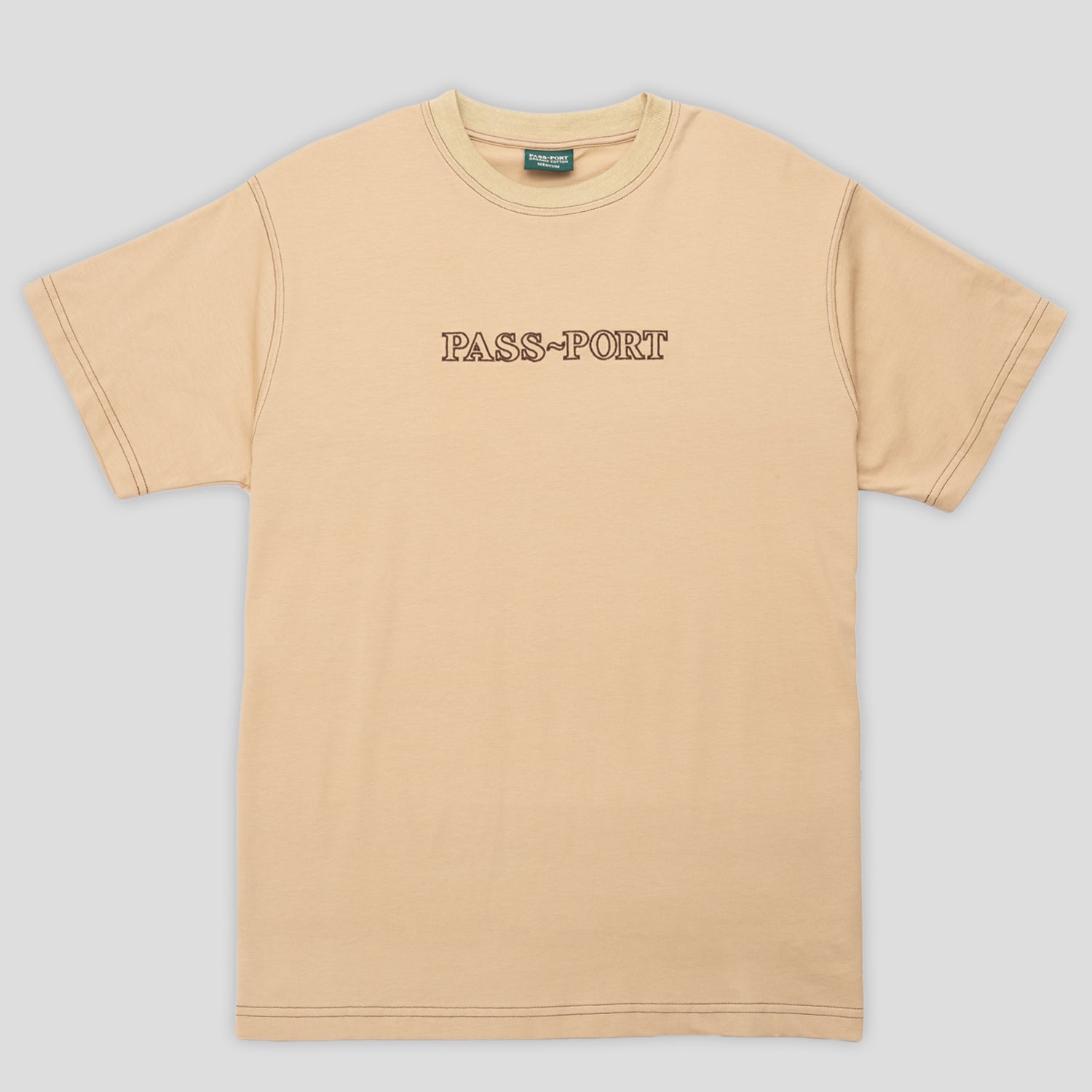 Pass~Port Official Organic Cotton Tee - Sand