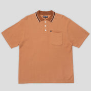 Pass~Port Sunspot Organic Knit Polo - Camel