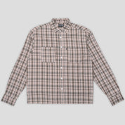 Pass~Port Workers Check Long Sleeve Shirt - Sand