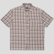 Pass~Port Workers Check Short Sleeve Shirt - Sand