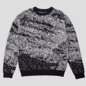 Pass~Port Cave~in Mohair Sweater - Black / Grey
