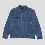 Pass~Port Workers Club Trucker Jacket - Washed Dark Indigo