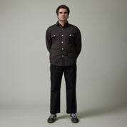 Pass~Port Herringbone Leagues Club Side Stripe Pant - Black / White Stripe