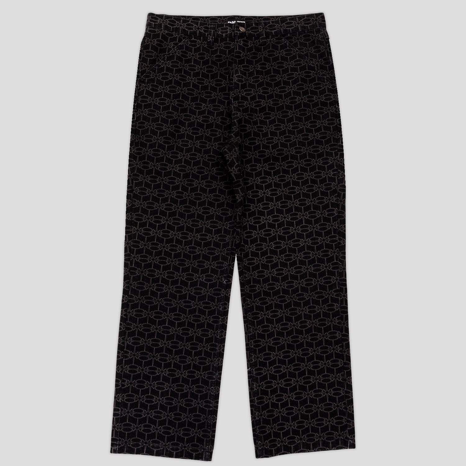 パンツ PASS~PORT DenimWorkersClubJeans BLACK 36 Pass~Port Workers Club Denim Jean - Washed Black / Brown Stitch