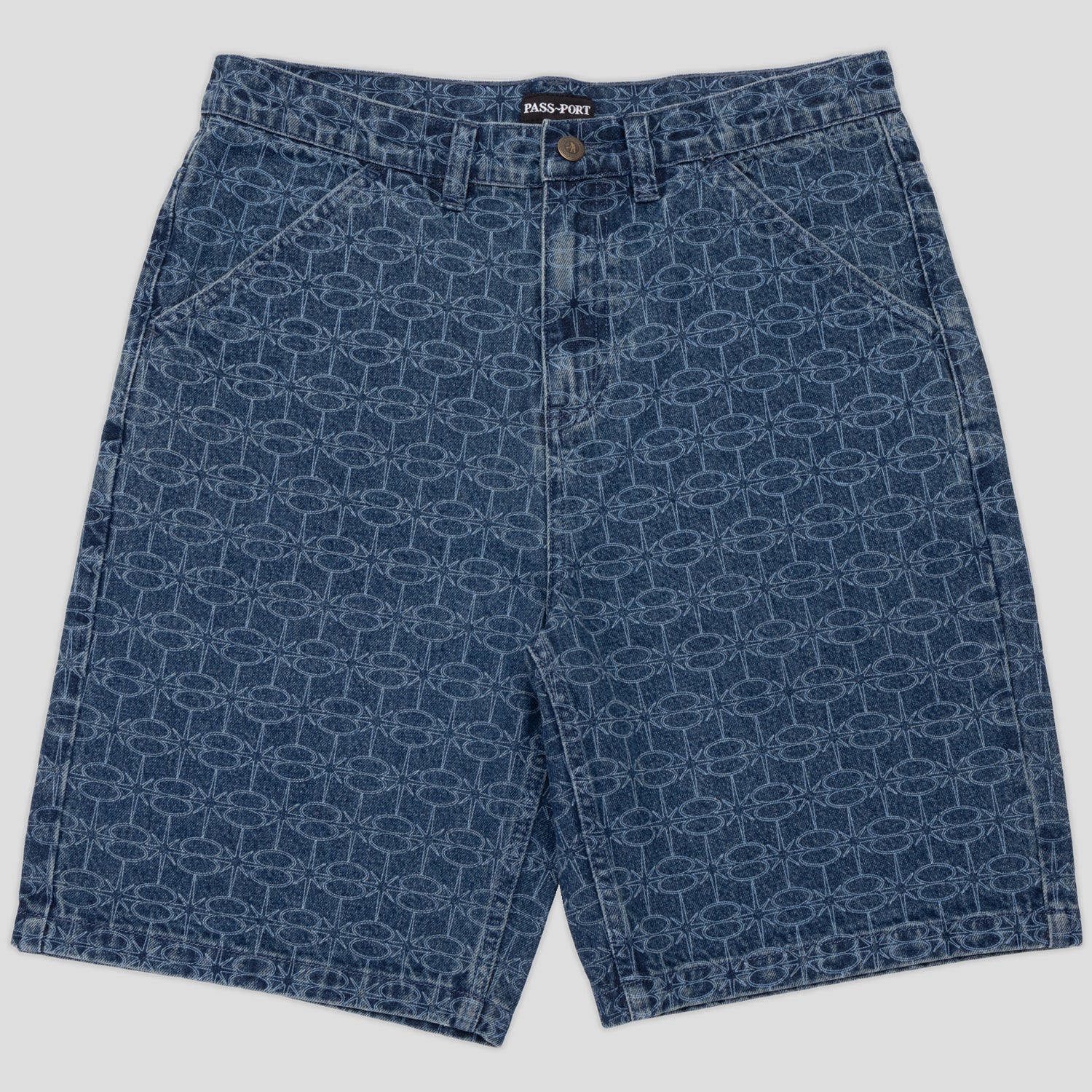 Pass~Port Soap Sparkle Workers Club Jean Short - Washed Dark Indigo