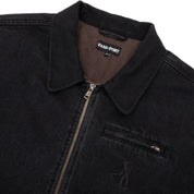 Pass~Port Solid Denim Packers Jacket - Black