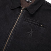 Pass~Port Solid Denim Packers Jacket - Black