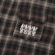 Pass~Port 4 Flowers Flannel Vineyard Shirt - Black