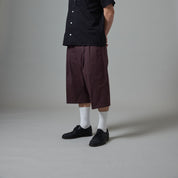 Pass~Port Herringbone Leagues Club Short - Dark Plum