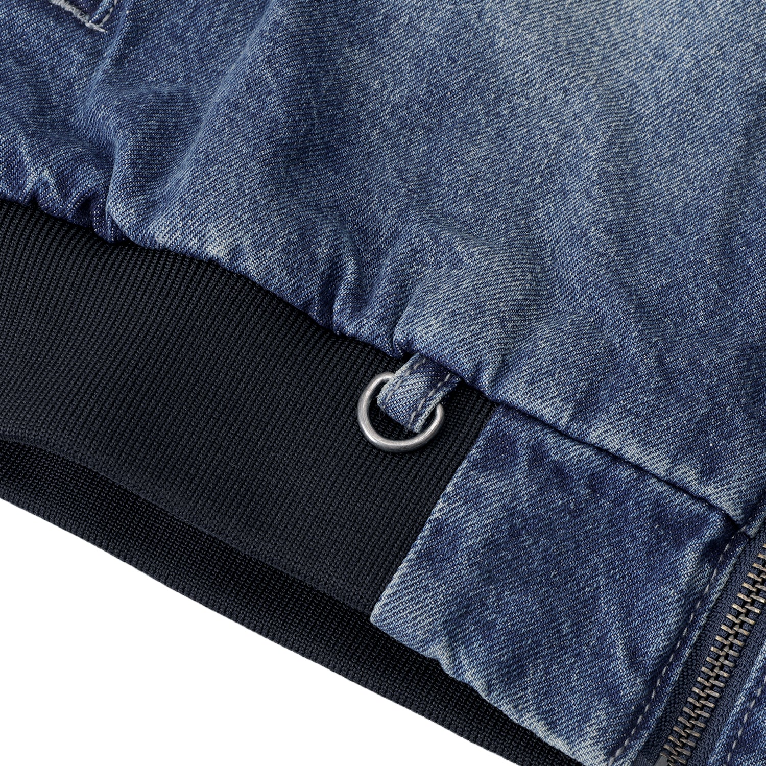 Pass~Port Hercu-Locks Recycled Denim Freight Jacket - Washed Dark Indigo