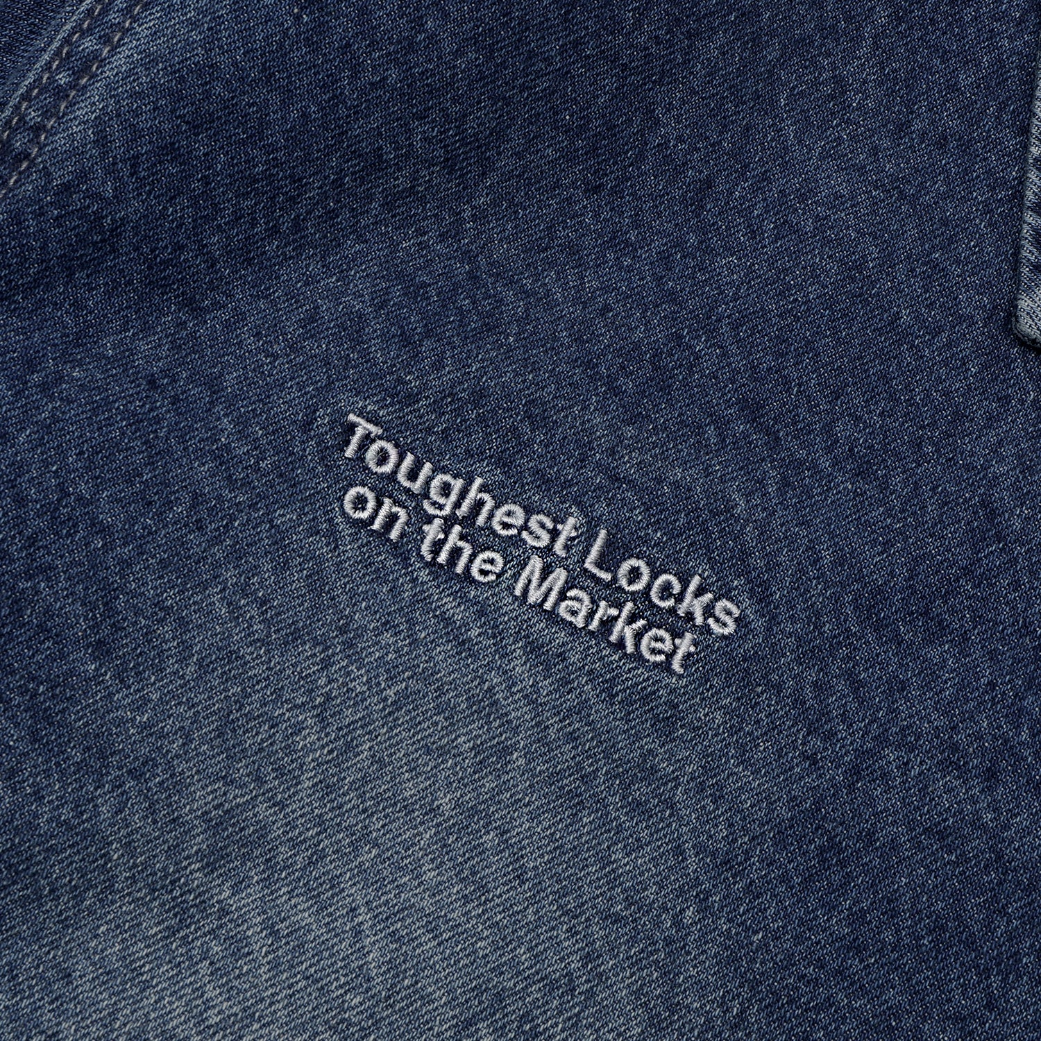 Pass~Port Hercu-Locks Recycled Denim Freight Jacket - Washed Dark Indigo