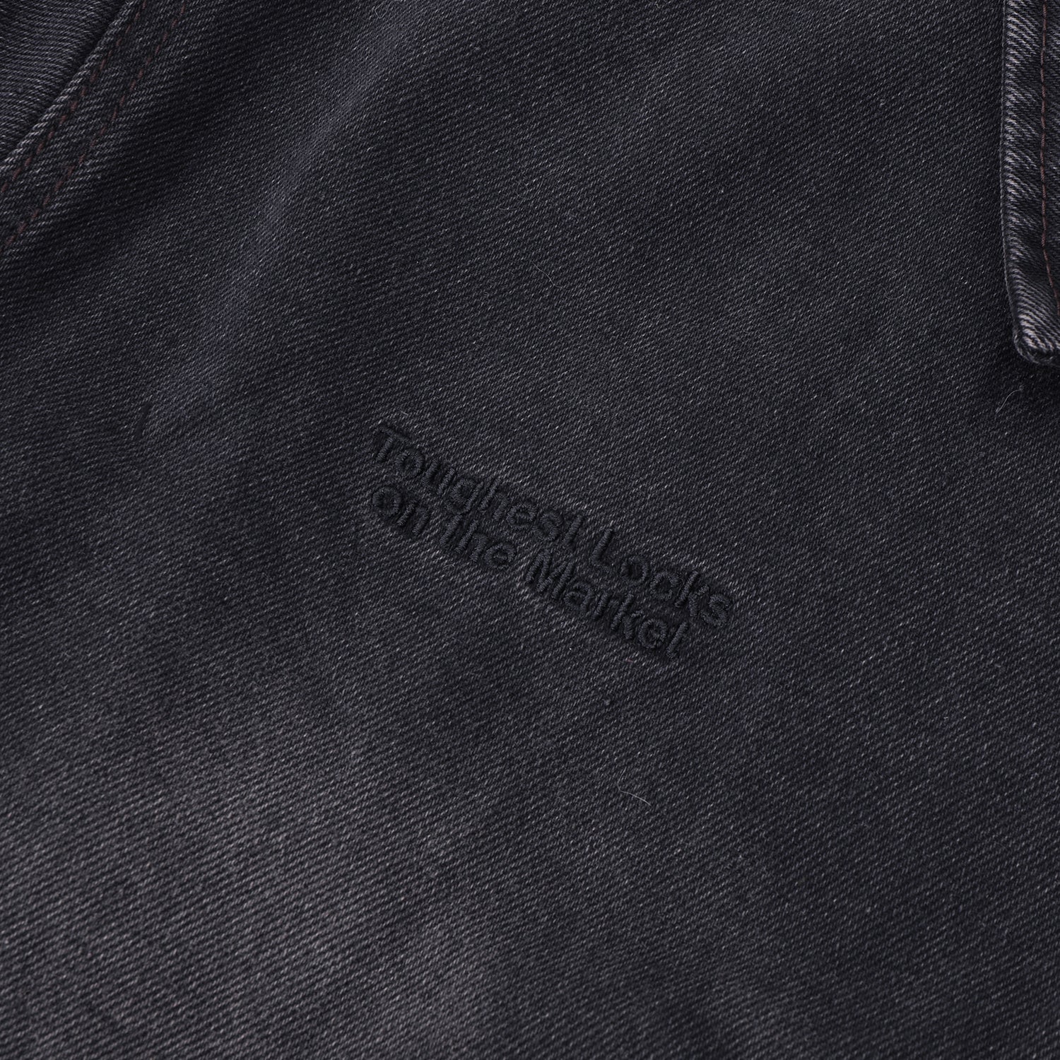 Pass~Port Hercu-Locks Recycled Denim Freight Jacket - Washed Black