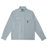Pass~Port Wanderer Workers Long Sleeve Shirt - Ice