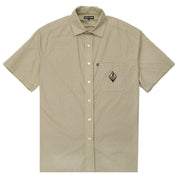 Pass~Port Wanderer Workers Short Sleeve Shirt - Khaki