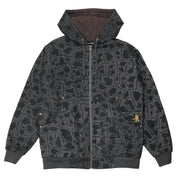 Pass~Port Weathered Diggers Club Zip Hood - Black
