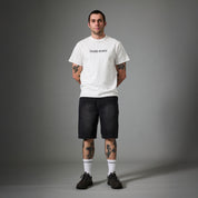 Pass~Port Recycled Cotton Workers Club Denim Short - Washed Black