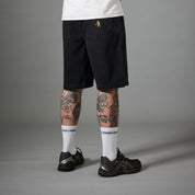 Pass~Port Recycled Cotton Workers Club Denim Short - Washed Black