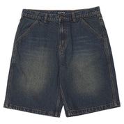 Pass~Port Workers Club Denim Short - Faded Washed Dark Indigo