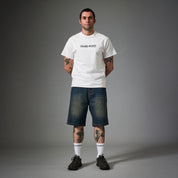 Pass~Port Workers Club Denim Short - Faded Washed Dark Indigo