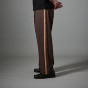 Pass~Port Herringbone Leagues Club Stripe Pant - Dark Brown